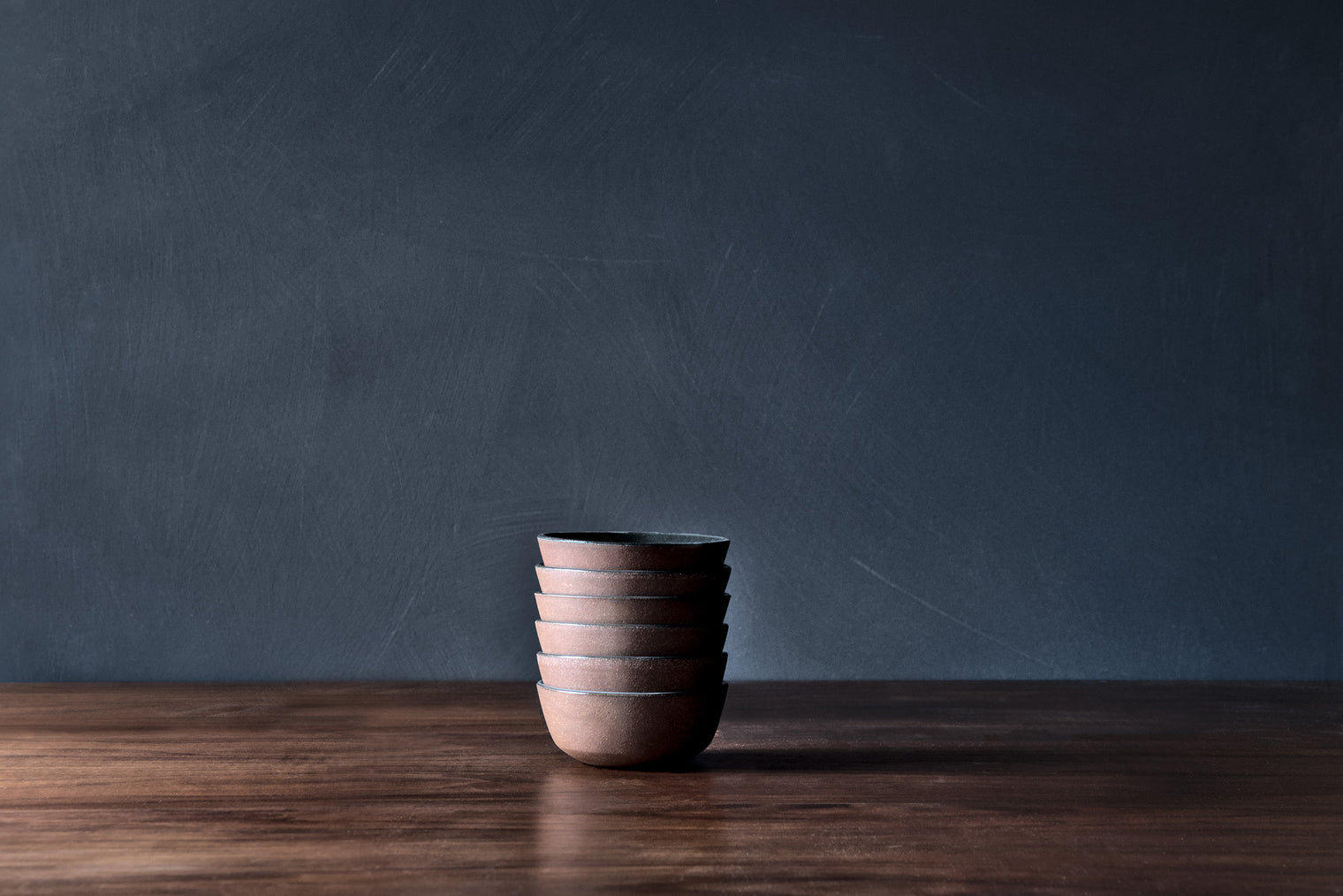 Charcoal Everyday Bowls on Red clay - Individual