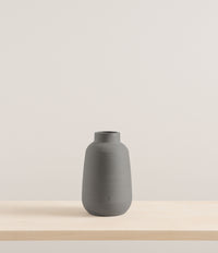 Unglazed black vase by L'Impatience ceramics