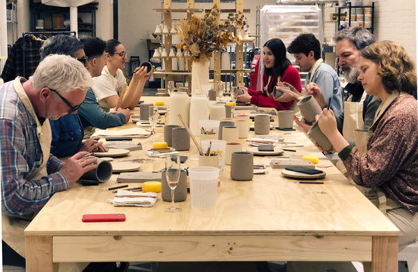 Group Ceramic Workshops private events 