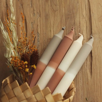 _Set of 4 dip dye taper candles - Host