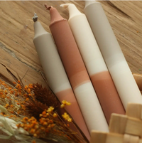 _Set of 4 dip dye taper candles - Host