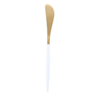 _Gold & White Cheese Spreader