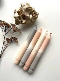 _Set of 4 dip dye taper candles - Ljus